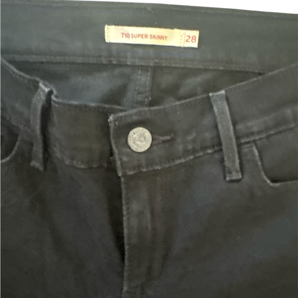 Levi's 710 Super Skinny Dark Jeans